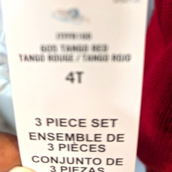 IZOD 3 Piece Toddler Xmas Outfit... Size 4T - Picture 5 of 5